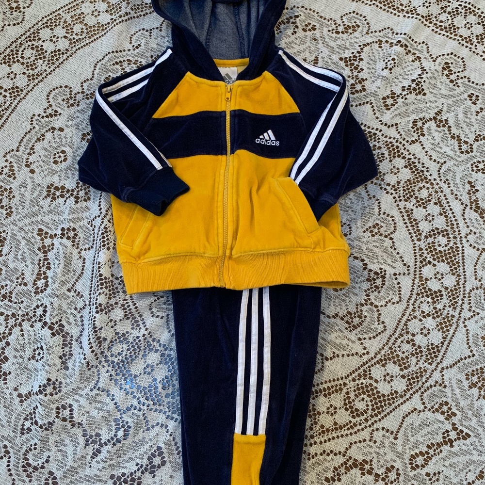 Boys Adidas track suit
